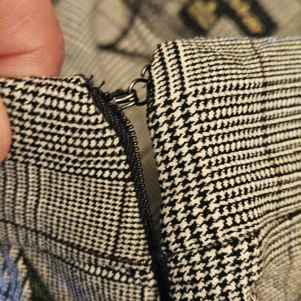 Shinestar Gray Plaid Mini Skirt - Picture 6 of 9